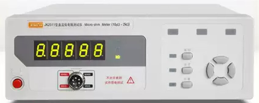 Low resistance tester