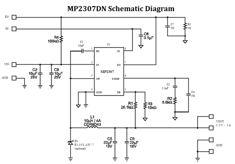 MP2307DN (Monolithic Power Systems)